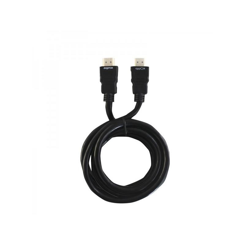 approx APPC34 Cable HDMI a HDMI 1 8M Up to 4K